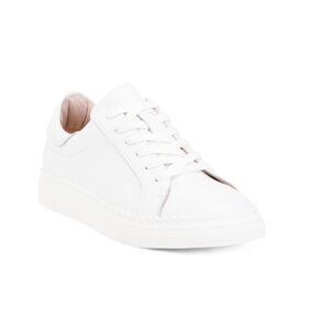 JOHN LEWIS White Made In Portugal Leather Sneakers